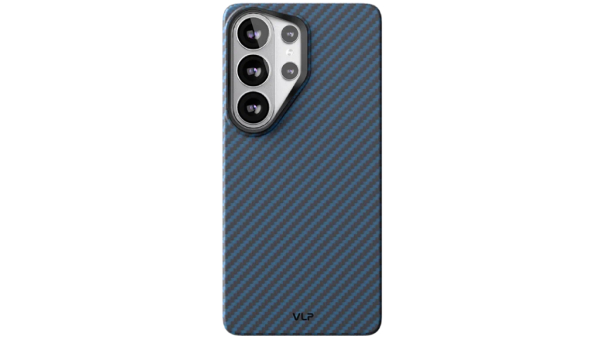 Чехол-накладка кевлар VLP Kevlar Case with MagSafe для Samsung Galaxy S26 Ultra Blue (Синий)