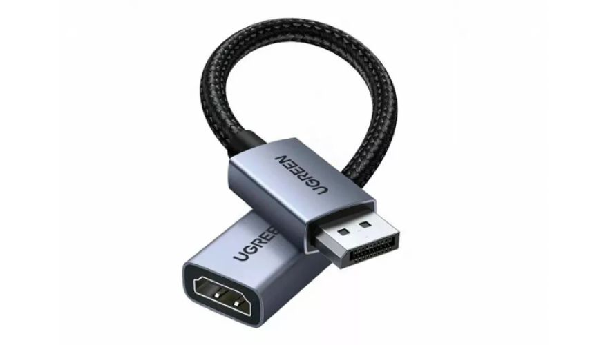 Кабель UGREEN DP133 DisplayPort - HDMI 4K (65982S) Серый