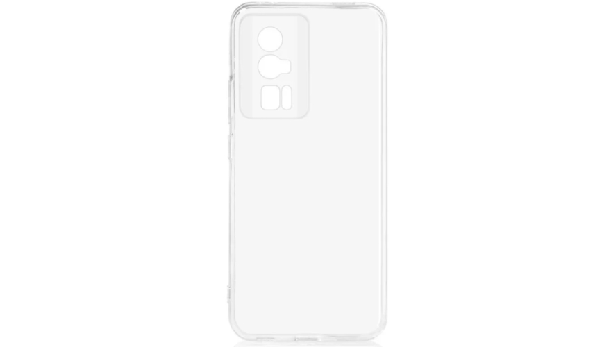 Чехол-накладка силикон DF для Poco F5 Pro Прозрачный