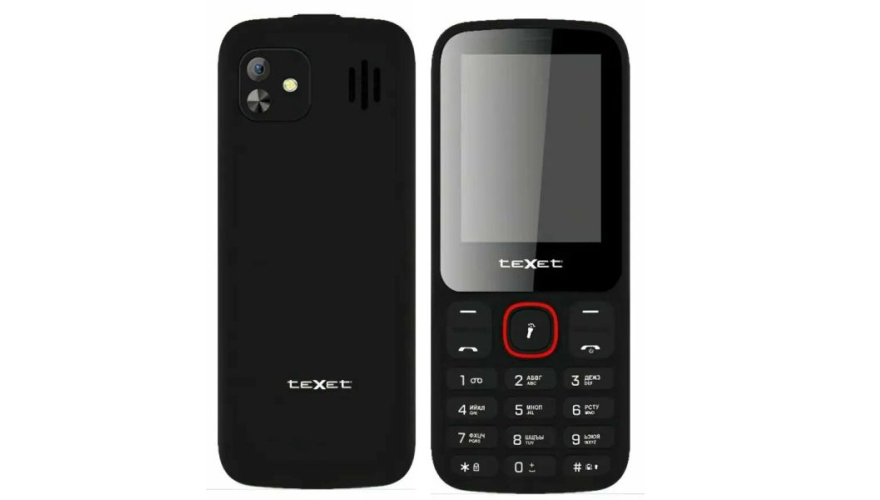 Телефон Texet TM-310 Dual Sim Black (Черный)