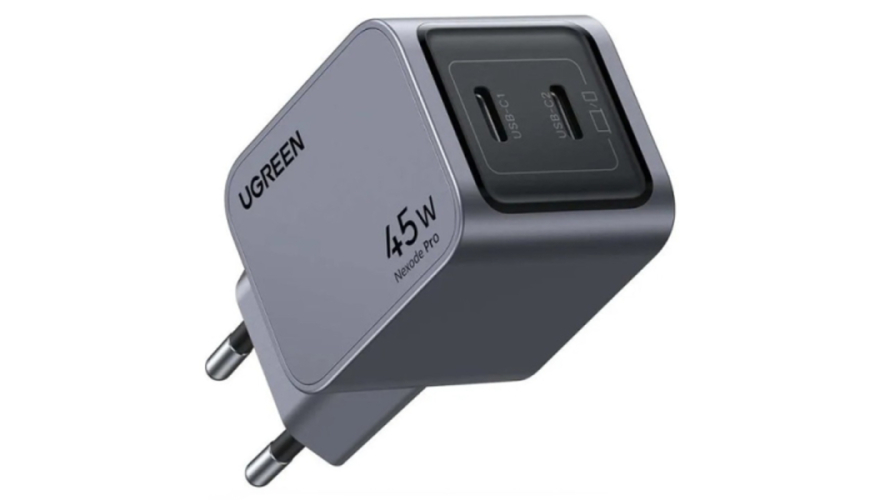 СЗУ UGREEN X707 Nexode Pro 2USB-C 45W (35008) Серый
