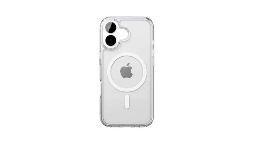 Чехол-накладка силикон VLP Lite Air Case with MagSafe для Apple iPhone 17 Прозрачный