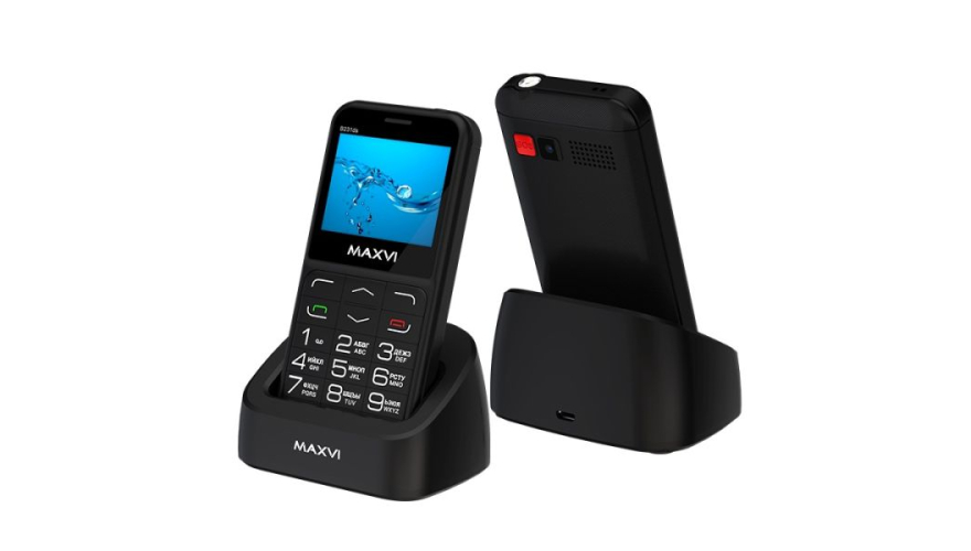 Мобильный телефон MAXVI B231ds Black (Черный)