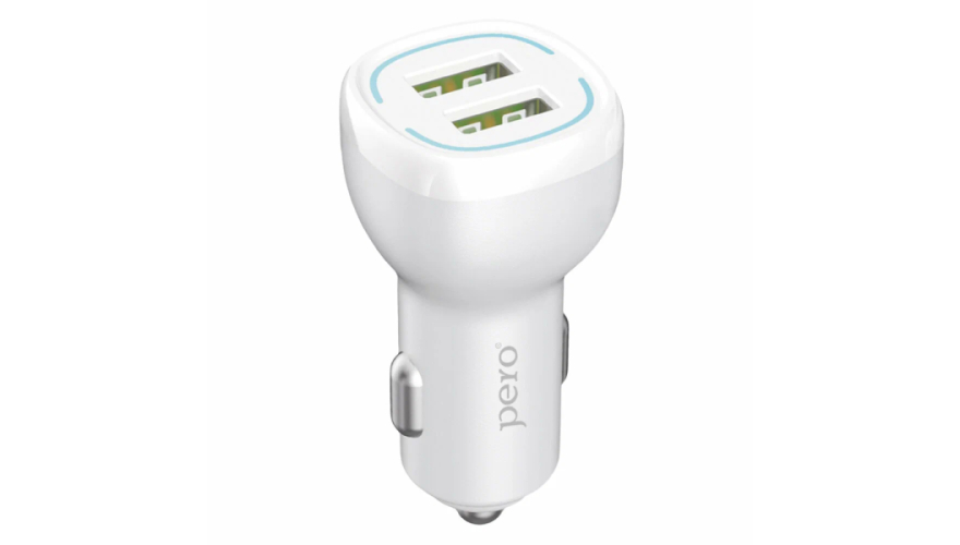 АЗУ PERO AC04 2USB 2.4A White