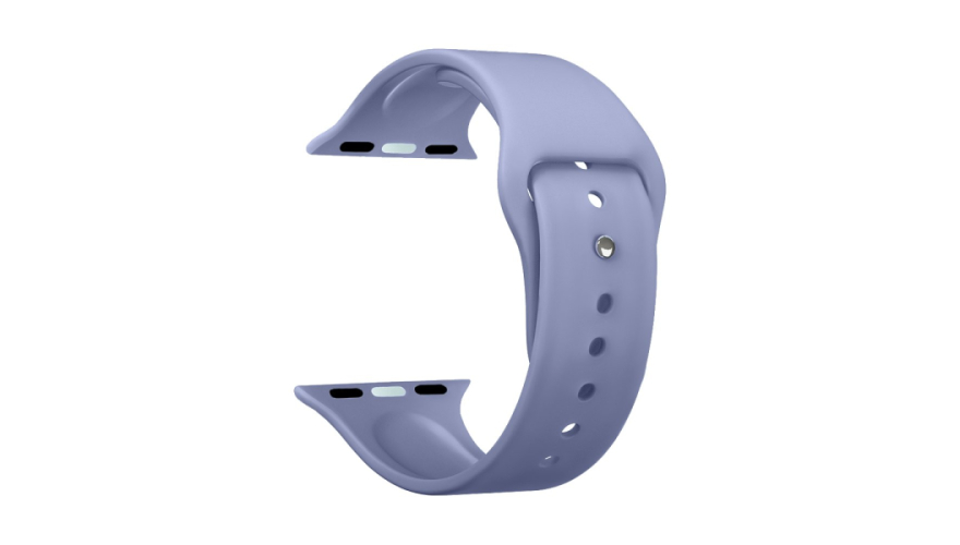 Ремешок Deppa Band Silicone для Apple Watch 42/44/45/49mm, силиконовый, лавандовый (арт.47135)