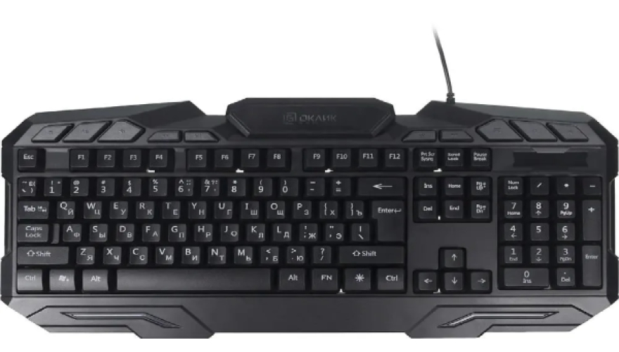 Проводная клавиатура Oklick 700G USB Черный
