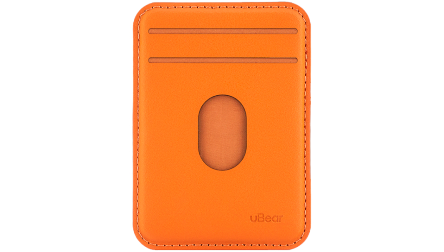 Чехол картхолдер uBear MagSafe Split Orange (Оранжевый)