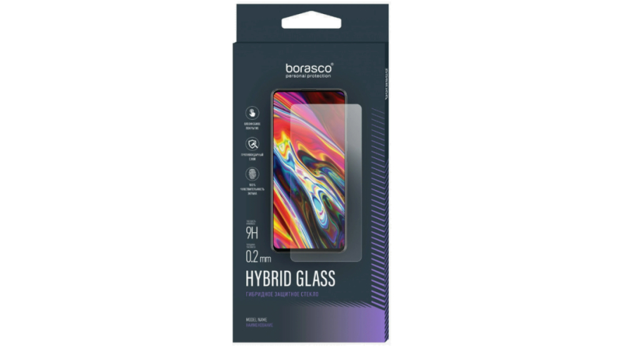 Защитное стекло Borasco Tempered Glass для Honor X7a/X7A Plus Full Glue Black