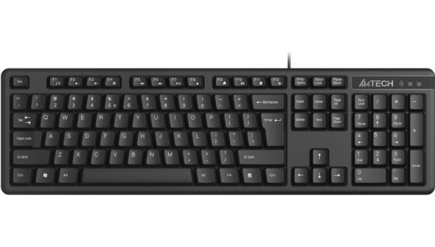 Проводная клавиатура A4Tech KKS-3 Черный