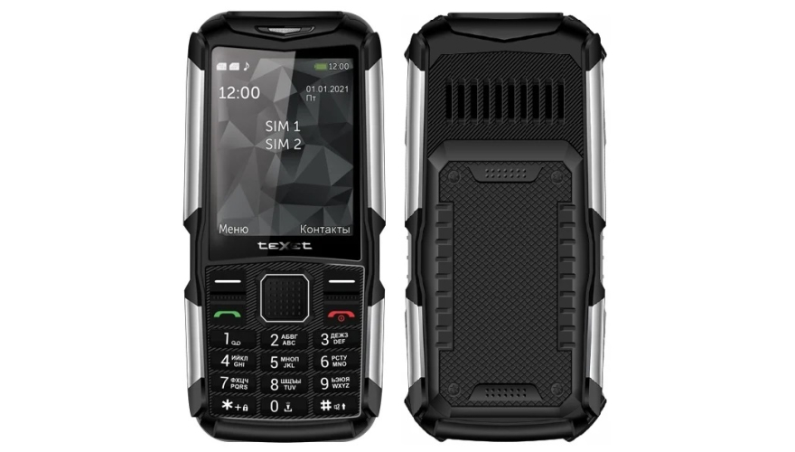 Мобильный телефон Texet TM-D314 Dual Sim Black (Черный)