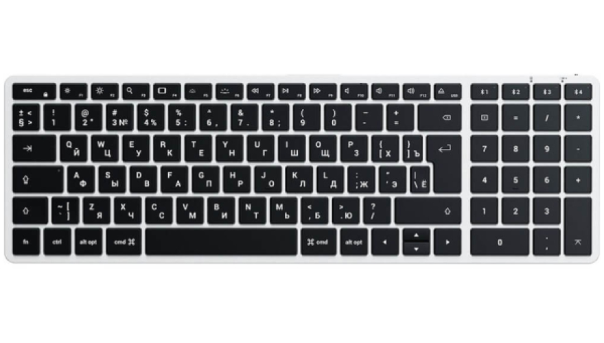 Беспроводная клавиатура Satechi Slim X2 Серебристый