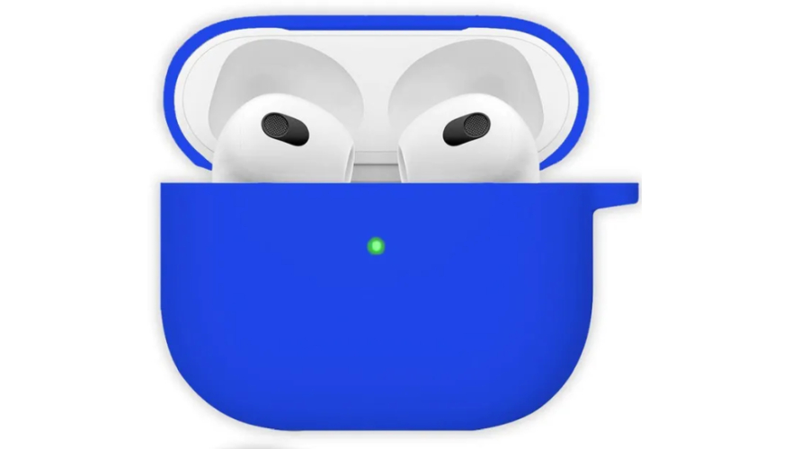Силиконовый чехол для Apple AirPods 4 Blue