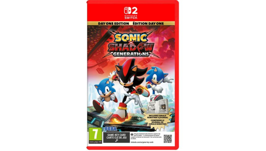 Игра Sonic x Shadow Generations Day One Edition для Nintendo Switch 2 (Русские субтитры)