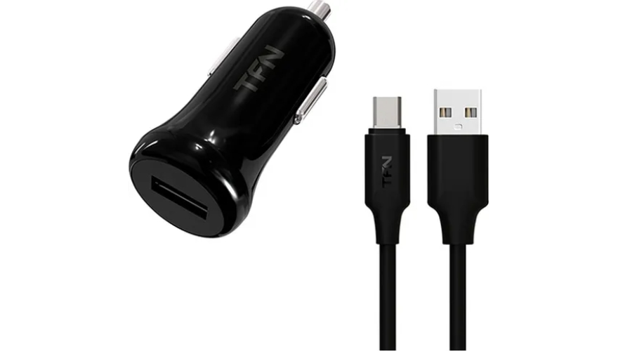 АЗУ TFN 1A + кабель USB - Micro USB (CC1U1AMICBK) Black