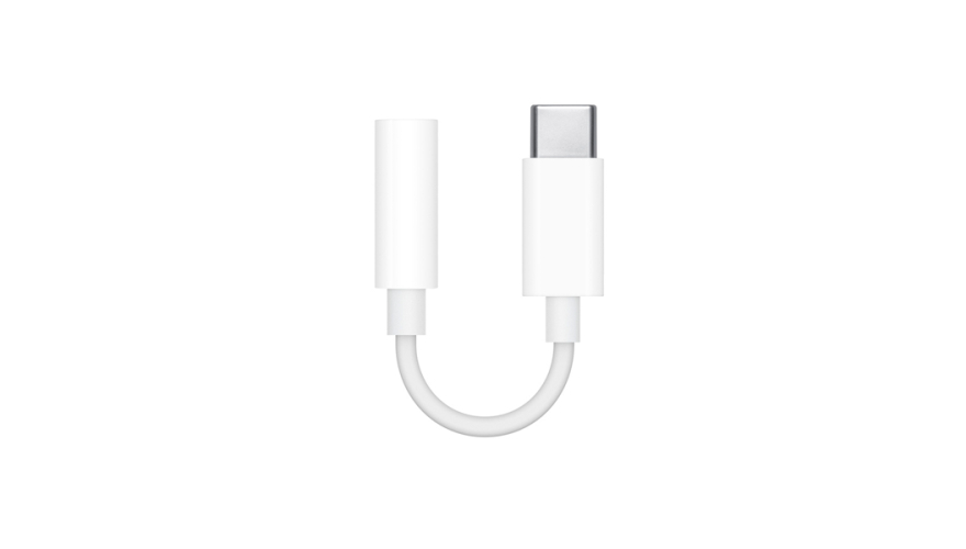 Переходник Apple Type-C - mini jack 3.5 (MU7E2/MW2Q3) 