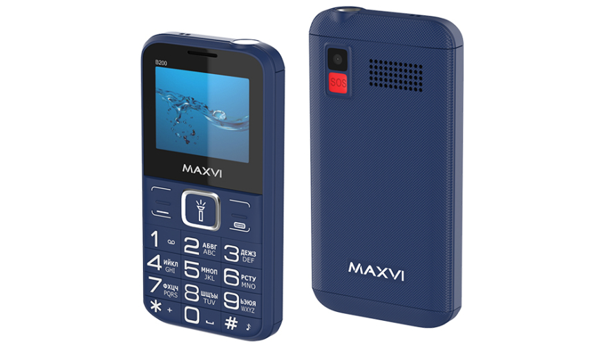 Мобильный телефон MAXVI B200 Blue (Синий)