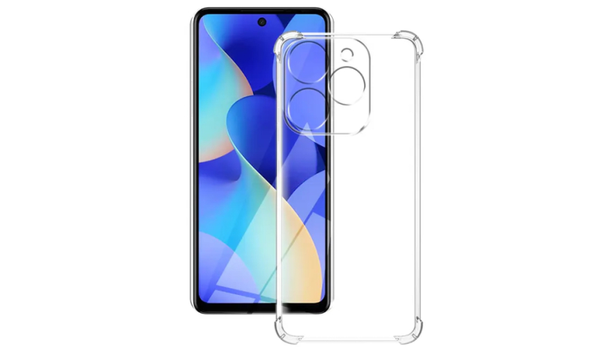 Чехол-накладка силикон Borasco для Tecno Spark 20 Прозрачный