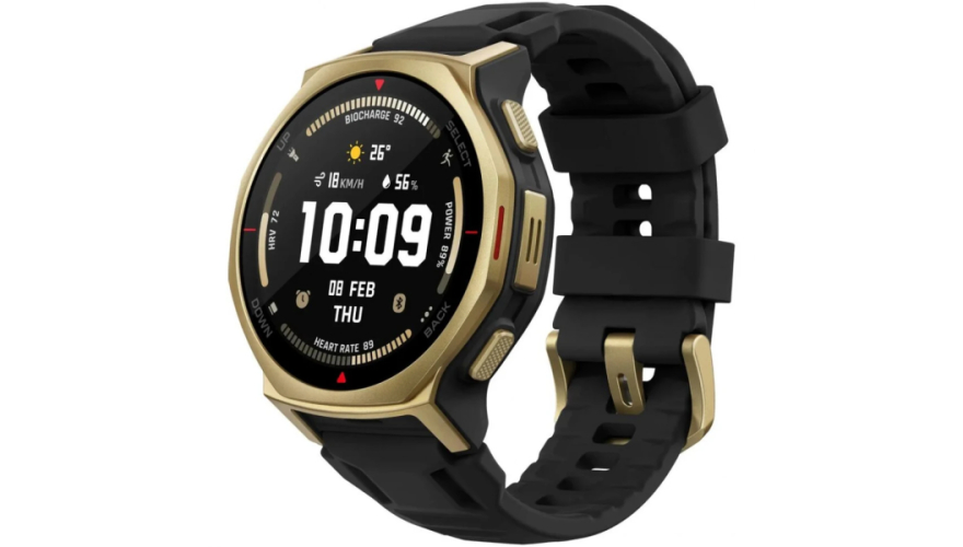 Часы Amazfit T-Rex 3 Pro 44mm Tactical Black Gold (Золотой)