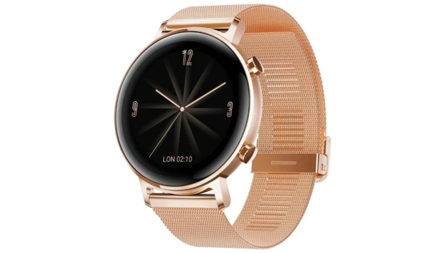 Часы HUAWEI Watch GT 2 Elegant 42 mm Champagne gold/Золотой шампань  (DAN-B19): купить в интернет-магазине Телемаркет 24 по цене 15 810 р. в  Санкт-Петербурге