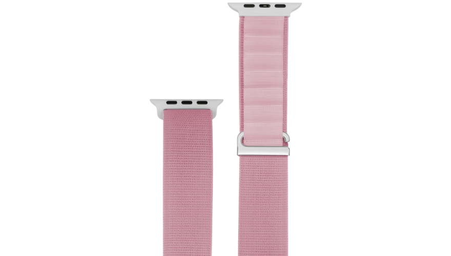 Ремешок Hoco для Apple Watch 38/40/41mm Climbing Series Alpine Loop Nylon Strap Pink