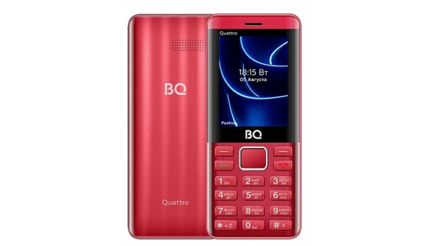Мобильный телефон BQ 2453 Quattro Red (Красный)