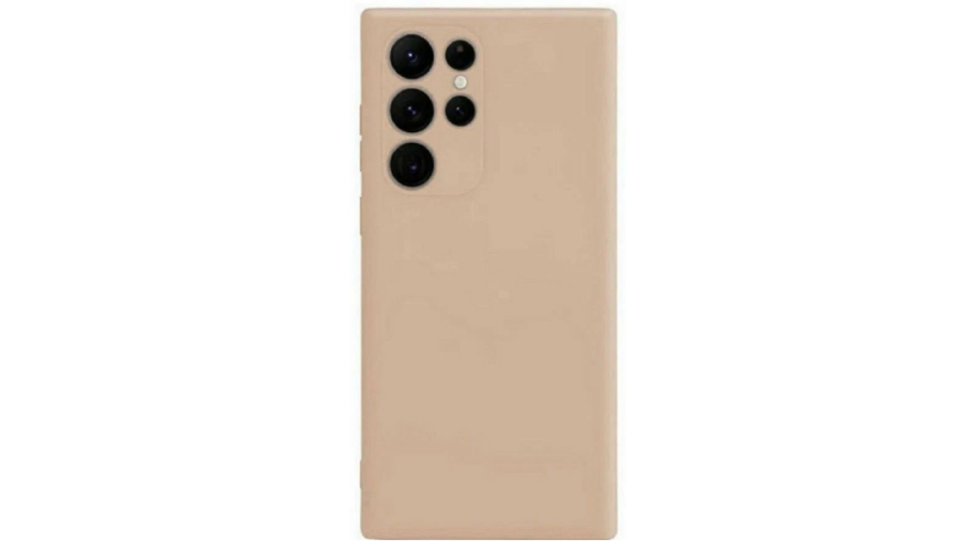 Чехол-накладка силикон для Samsung Galaxy S24 Ultra Бежевый