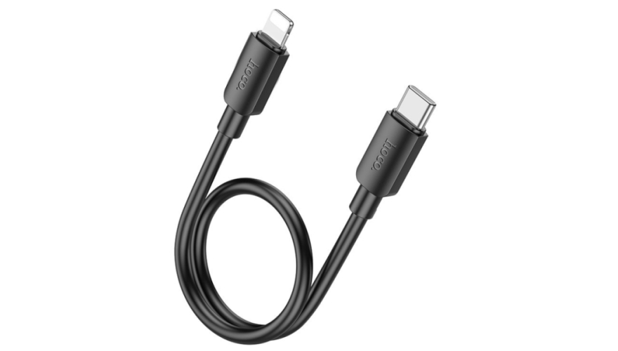 Кабель Hoco X96 USB-C - Lightning 20W 25см Black