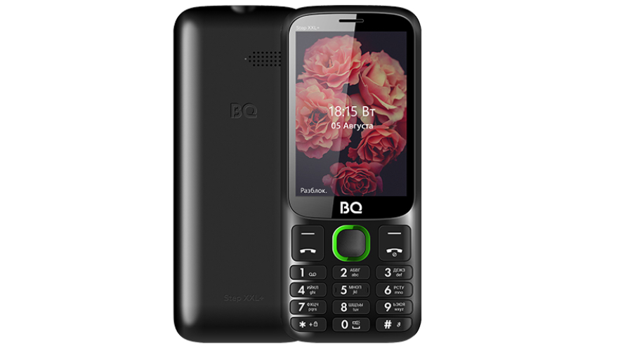 Мобильный телефон BQ 3590 Step XXL+ Black Green (Черный-Зеленый)