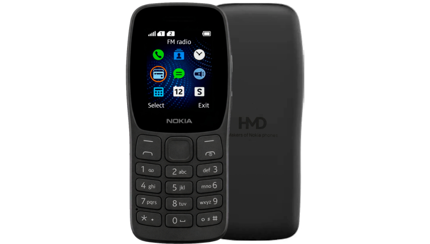 Мобильный телефон Nokia HMD 105 (2025) TA-1459 Charcoal (Черный)