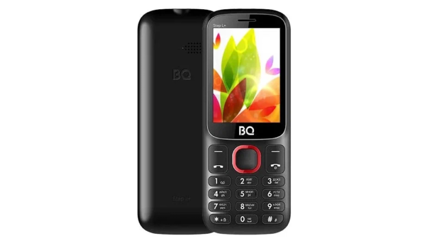 Мобильный телефон BQ 2440 Step L+ Black Red (Черный-Красный)