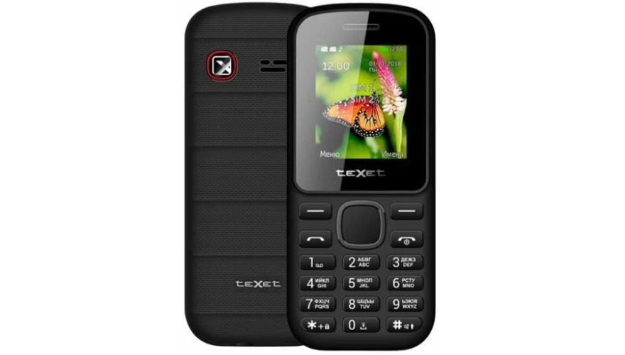 Мобильный телефон Texet TM-130 Dual Sim Black-Red (Черный-Красный)