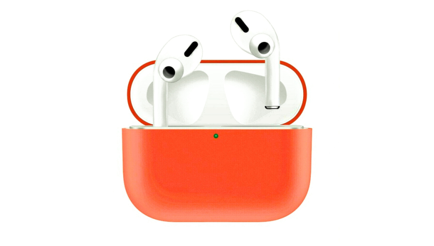 Силиконовый чехол ISA для Apple AirPods Pro Оранжевый