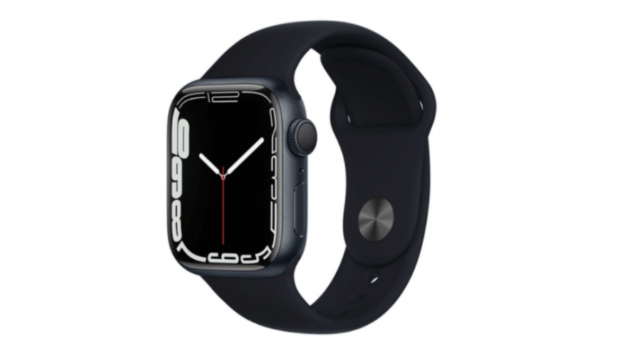 Сменный силиконовый ремешок для Apple Watch 42/44/45/49mm черный