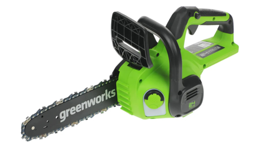 Пила цепная аккумуляторная Greenworks G24CS25K4 24В (2007707UB) (С акб 4Ач и зу)