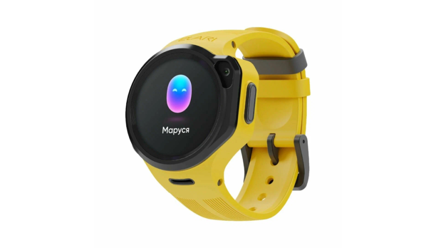 Детские смарт-часы ELARI KidPhone 4GR M c Марусей Yellow (Желтый)