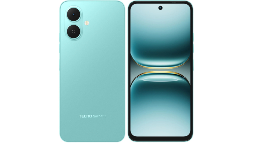 Смартфон Tecno Spark Go 2 3/64GB Azure Green (Лазурный зелёный)