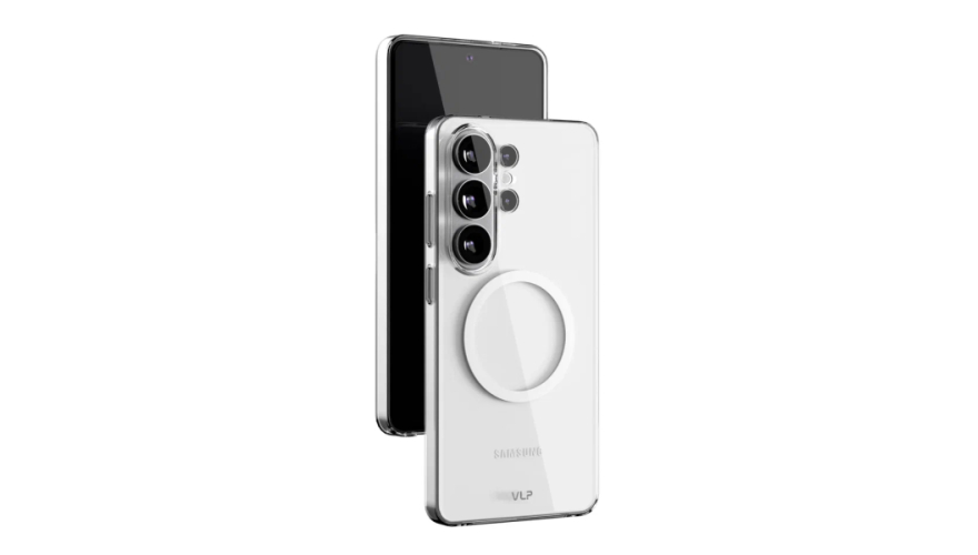 Чехол-накладка пластик VLP Puro Case with MagSafe для Samsung Galaxy S26 Ultra Clear (Прозрачный)