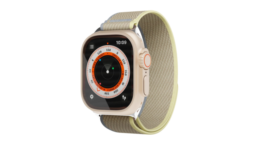 Ремешок VLP Trail Band для Apple Watch 42/44/45/49mm Бежевый/Желтый
