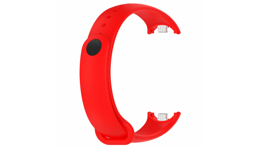 Сменный силиконовый ремешок для Xiaomi Mi Band 8 Красный