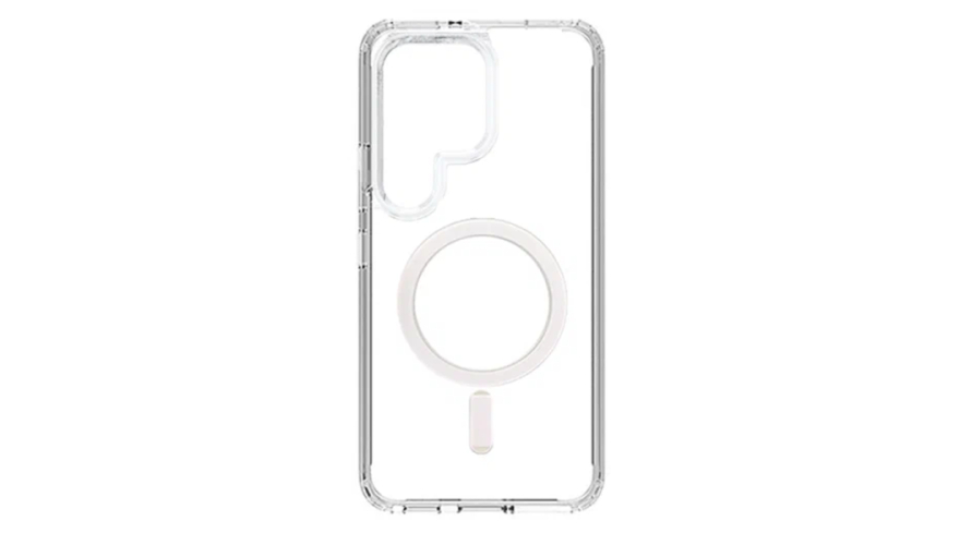 Чехол-накладка силикон MagSafe для Samsung Galaxy S24 Ultra Прозрачный