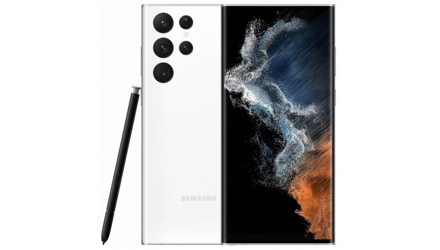 Смартфон Samsung Galaxy S22 Ultra 8/128GB White (Белый фантом)