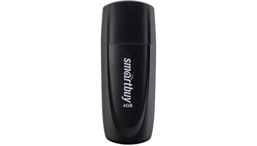 USB Флеш-накопитель Smartbuy Scout USB 2.0 4GB Black (SB004GB2SCK)
