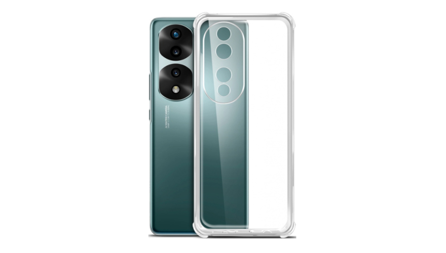 Чехол-накладка силикон Borasco для Honor 70 Прозрачный