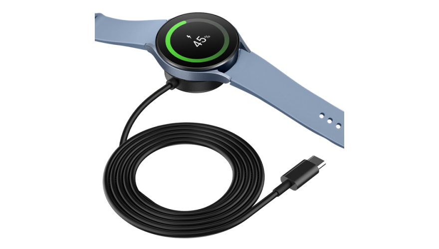 Беспроводное зарядное устройство Deppa для Samsung Galaxy Watch Black (24023)