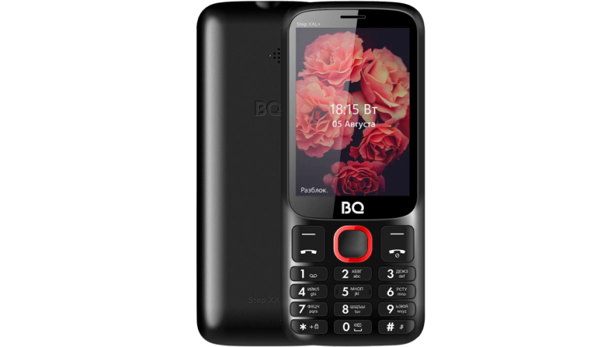 Мобильный телефон BQ 3590 Step XXL+ Black Red (Черный-Красный)