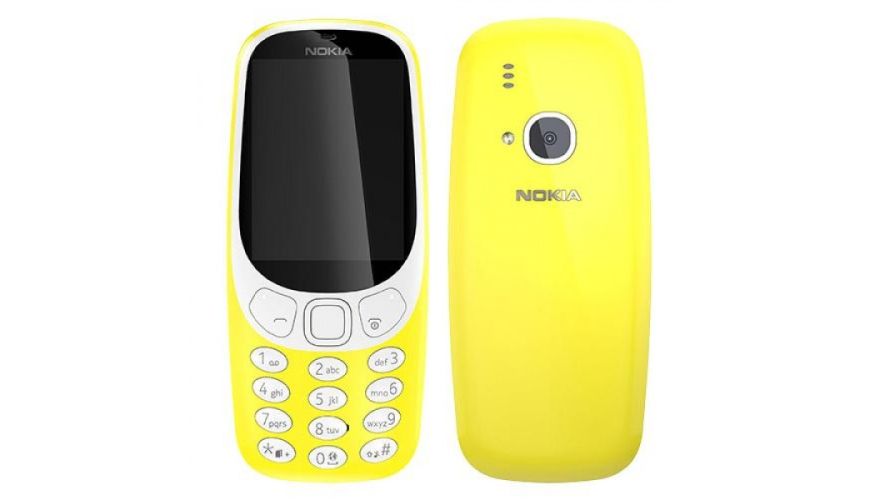 Телефон Nokia 3310 (2017) Dual Sim Yellow (Желтый)