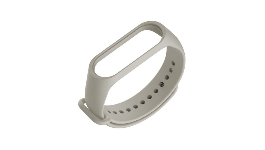 Сменный силиконовый ремешок для Xiaomi Mi Band 7 Grey