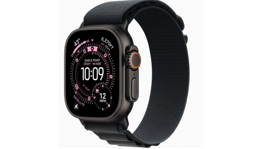 Часы Apple Watch Ultra 3 49mm Black Titanium Case Black Alpine Loop L