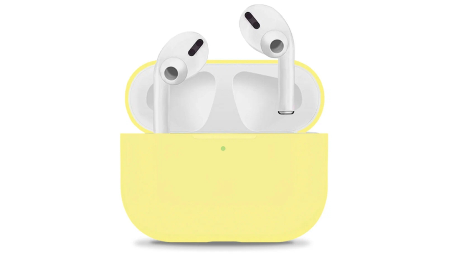 Силиконовый чехол ISA для Apple AirPods Pro Желтый