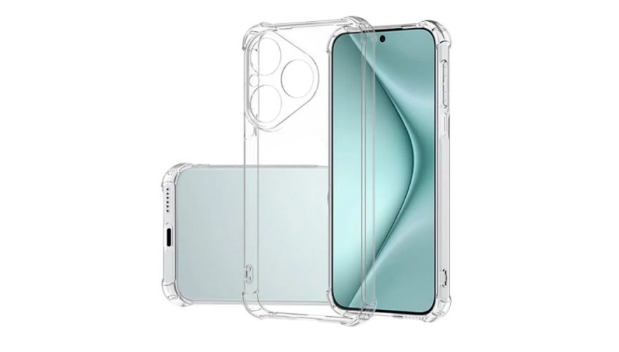 Чехол-накладка силикон для Huawei Pura 80 Прозрачный